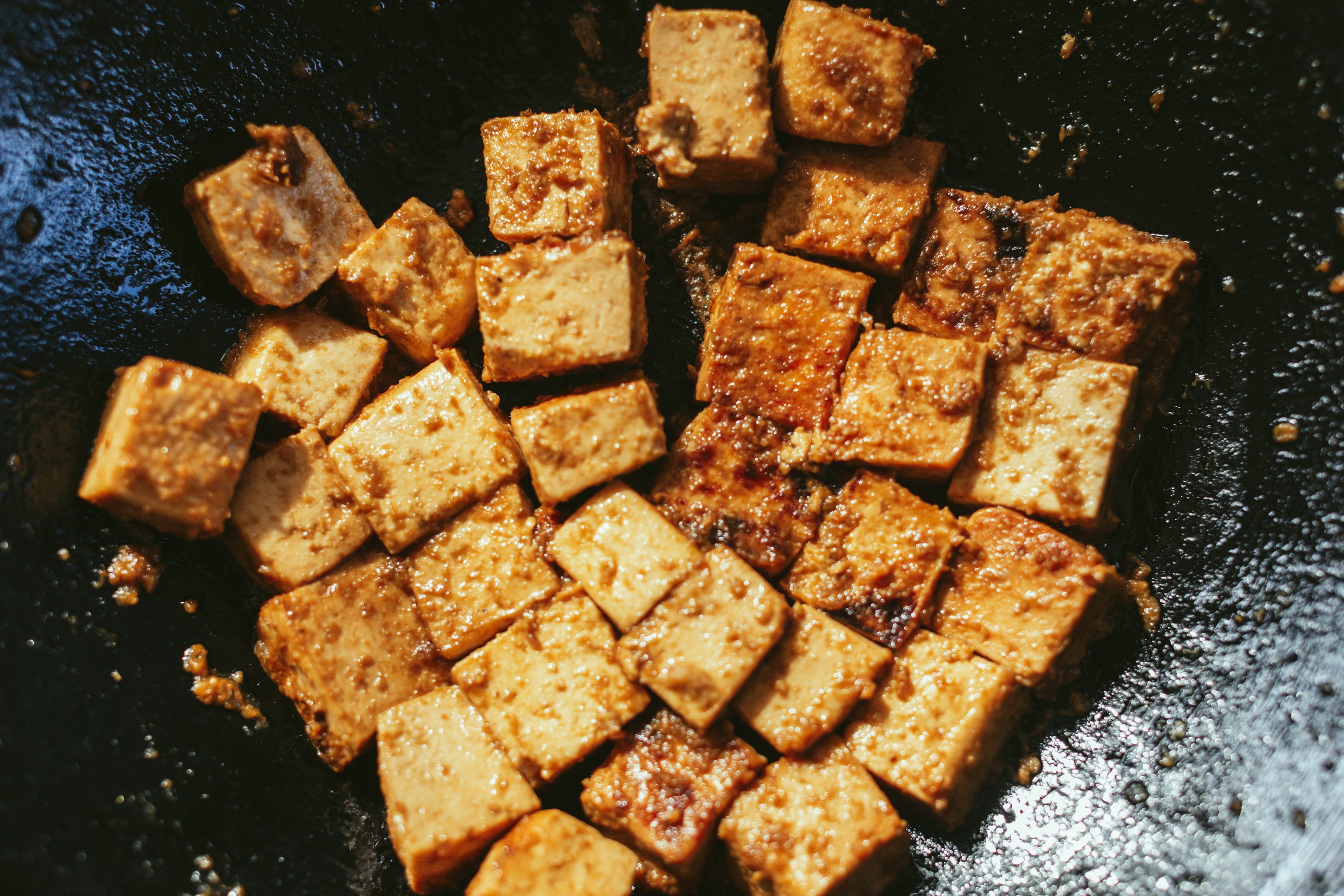 How to cook marinated tofu in a pan? Lagom